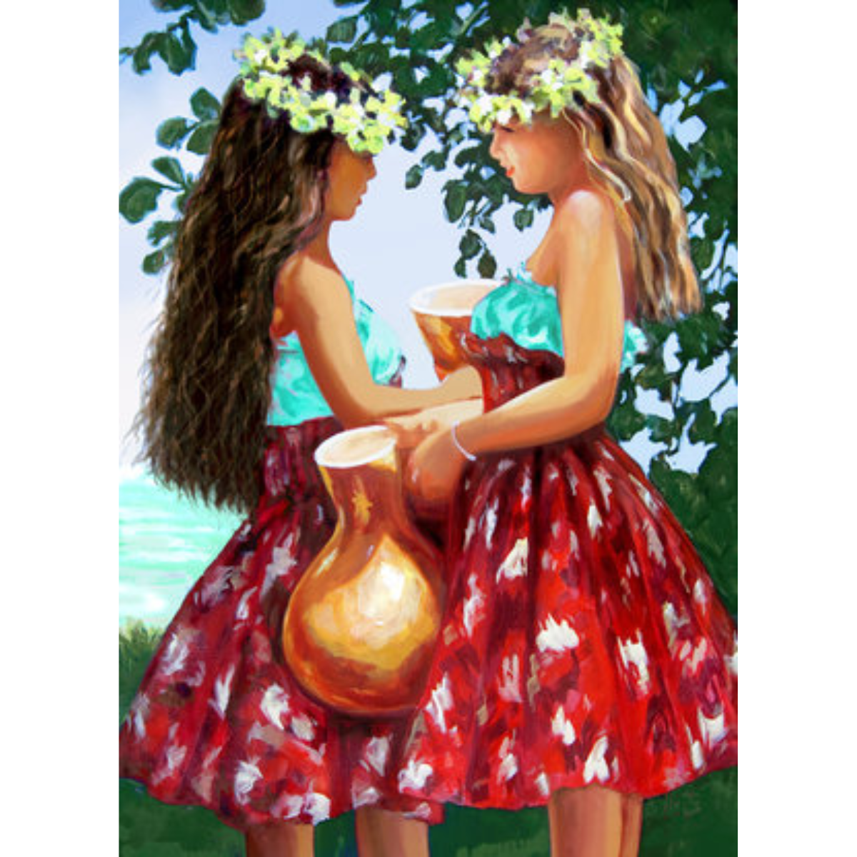 Carol Collette Talk Story, 11”x14” Gallery Wrap Giclee on Canvas