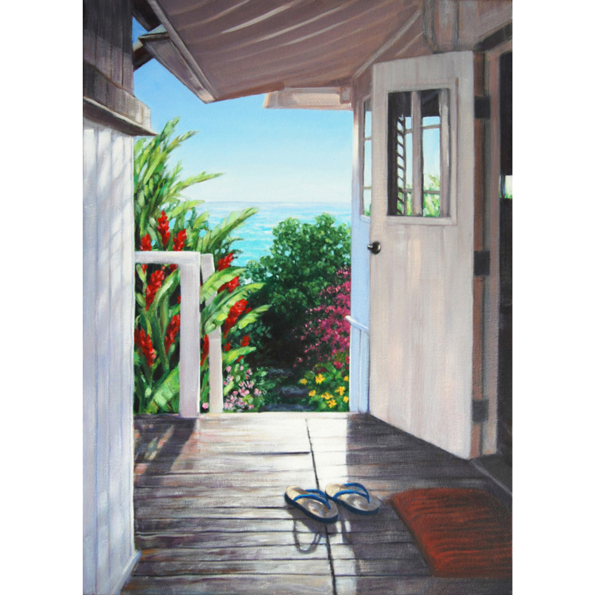 Carol Collette E Komo Mai, 11”x14” Gallery Wrap Giclee on Canvas