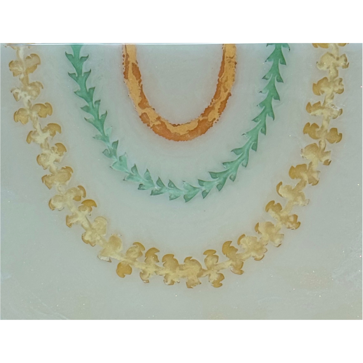 Ana Lucia Gardeazabal “Lei on Lanikai Beach 6” 8x10 Original Resin Painting by Ana Lucia Gardeazabal | Hawai‘i Fine Art | Magnolia Hawaii