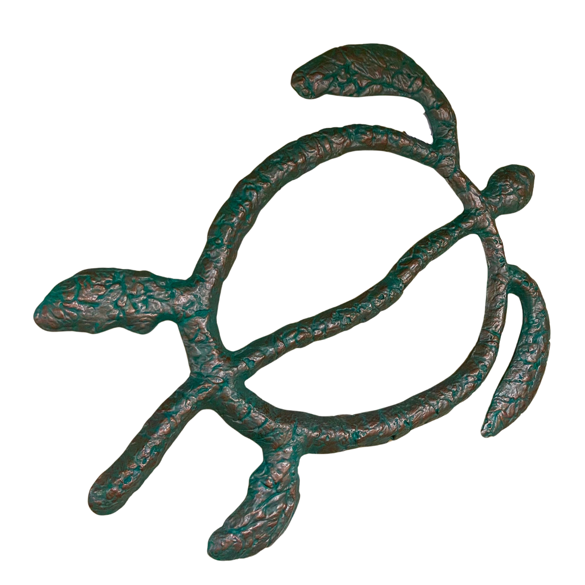 Scott Green KEIKI HONU, GREEN (VERDE), ALUMINUM WALL HANGING
