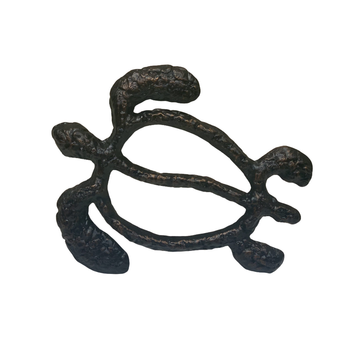 Scott Green LARGE HONU, ORIGINAL BROWN/BRONZE, ALUMINUM WALL HANGING