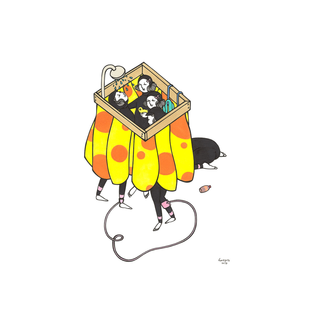 Kris Goto Post Sesh, 11”x14” Matted Art Print