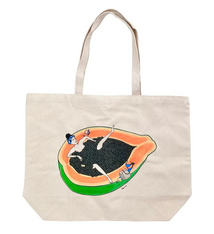 Kris Goto TOTE - PAPAYA TIME
