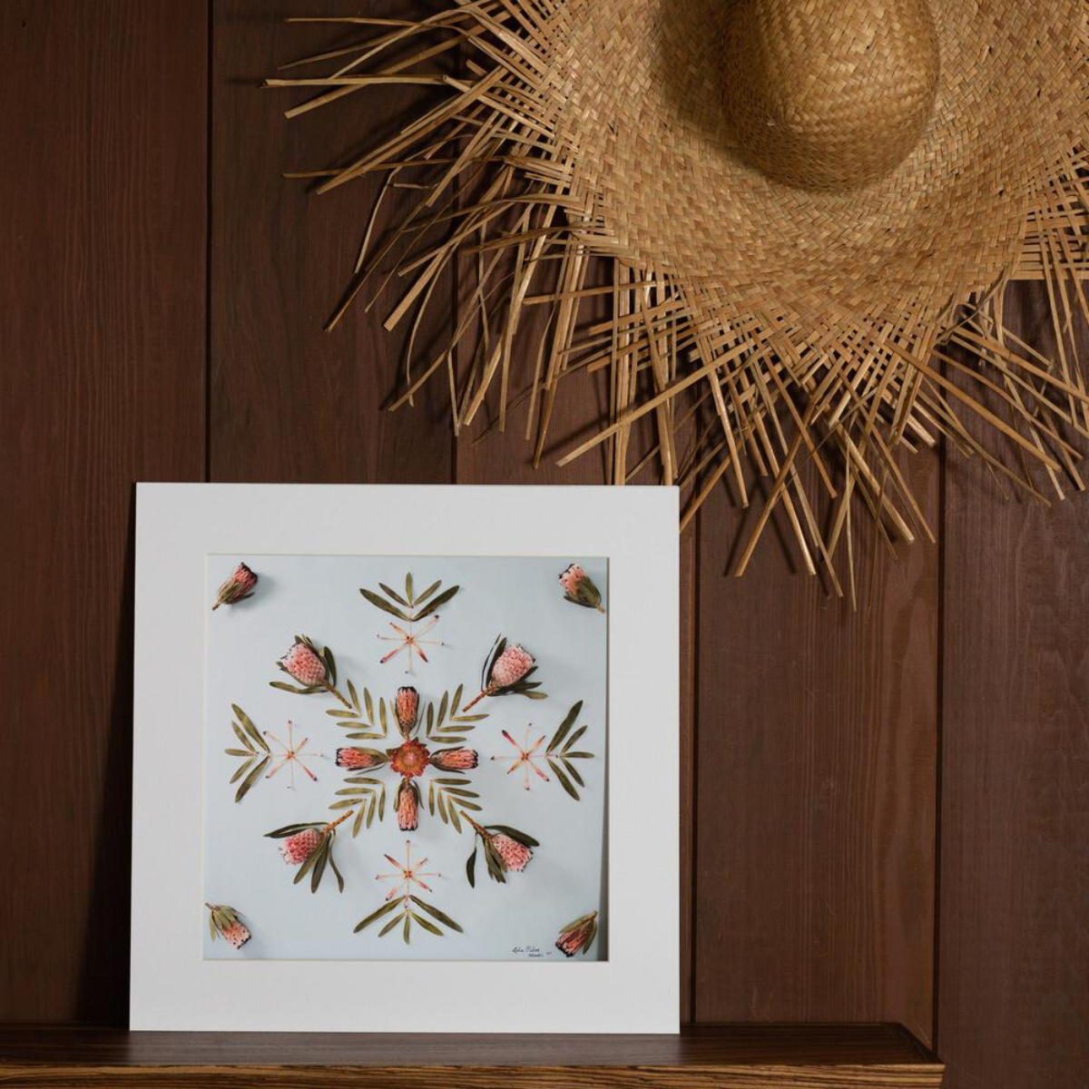 Lola Pilar PINK MINX, 16X16 MATTED PHOTO PRINT