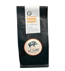 Big Island Coffee Roasters 7 OZ WHOLE BEAN ROASTED COFFEE: HAWAIIAN HARMONY (MED. DARK)
