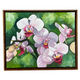 Ellen Michino “Pink Orchid Spray” Framed Original Oil Painting by Ellen Michino | Hawaiʻi Fine Art | Magnolia Hawaii