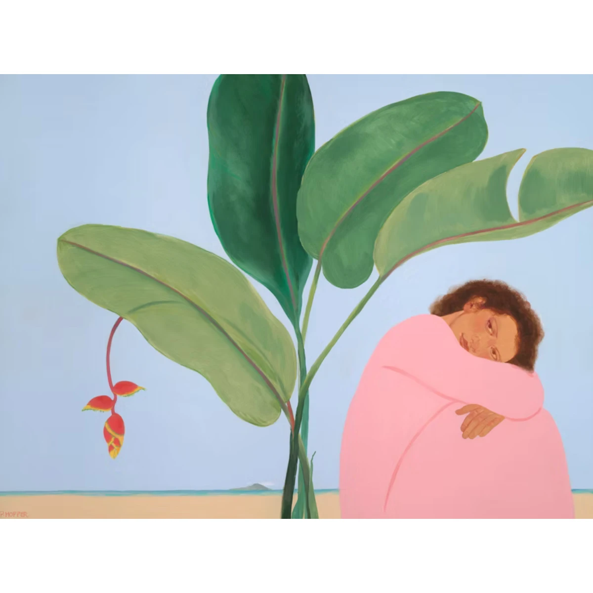 Pegge Hopper A Choice Afternoon – Limited Edition Floater Frame Canvas by Pegge Hopper (29×40)