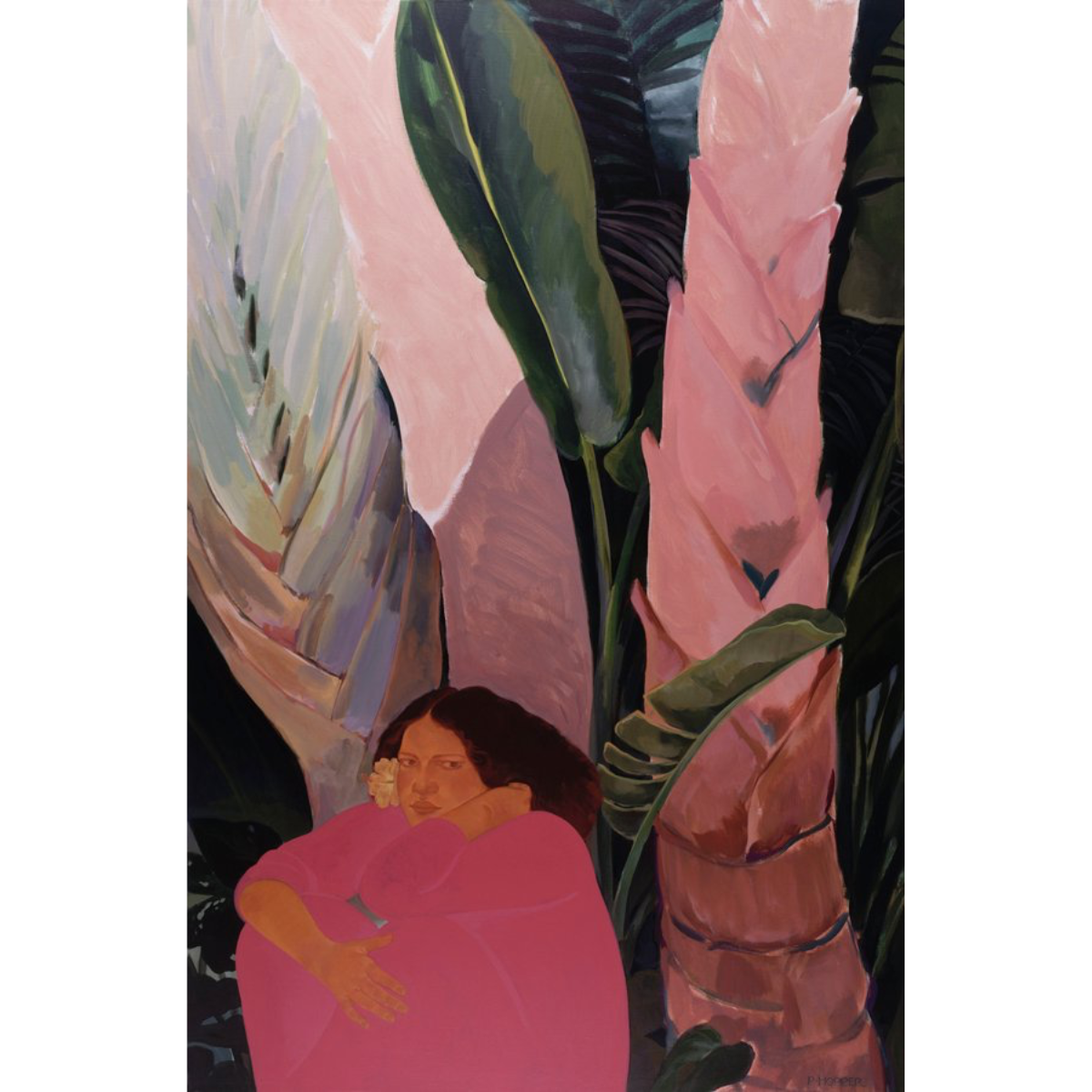 Pegge Hopper OKAPAKA, 16X20 PRINT ON PAPER WITH BACKING