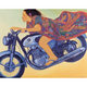 Pegge Hopper FLYING TITA, 11X14 PRINT ON PAPER WITH BACKING
