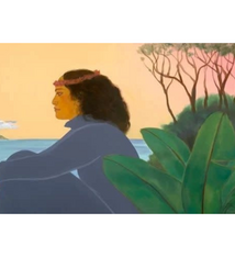 Pegge Hopper HE ALOHA NO O HONOLULU, 11X14 PRINT ON PAPER WITH BACKING