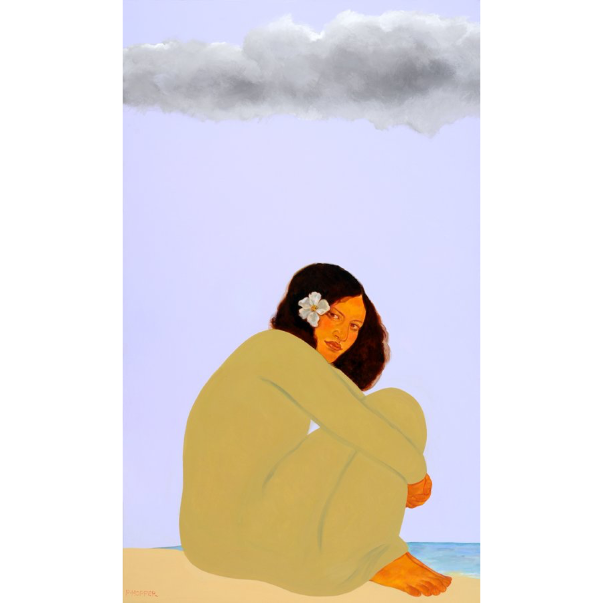 Pegge Hopper KAULANA, 11X14 PRINT ON PAPER WITH BACKING