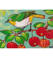 Gary Kato Mejiro – Framed Original Acrylic Painting by Gary Kato (5×7)