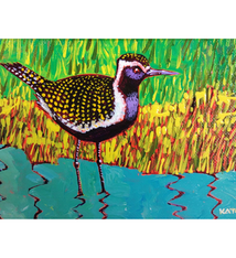 Gary Kato Kolea – Framed Original Acrylic Painting by Gary Kato (5×7)