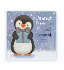 Jellycat Peanut Penguin’s Perfect Present Book – Jellycat Christmas Story for Kids