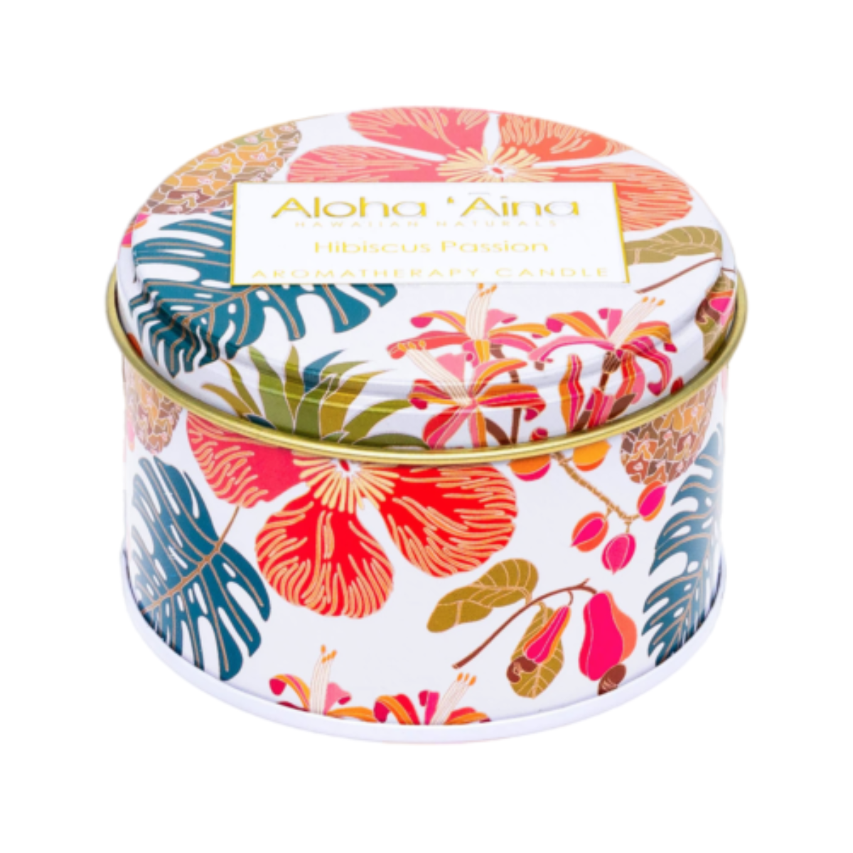 Maui Soap Company HIBISCUS PASSION CANDLE TIN
