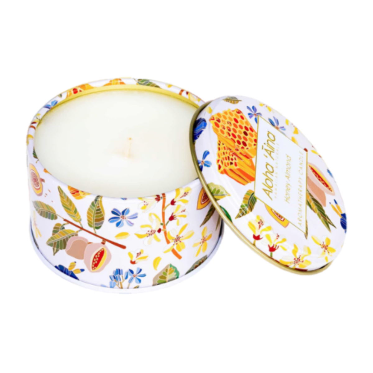 Maui Soap Company HONEY ALMOND CANDLE TIN
