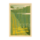 Nick Kuchar Koolau Mountains Oahu 12×18 Retro Print by Nick Kuchar