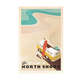 Nick Kuchar 12X18 RETRO HAWAII TRAVEL PRINT: SEE OAHU'S NORTH SHORE