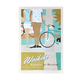 Nick Kuchar 12X18 RETRO HAWAII TRAVEL PRINT: WAIKIKI BIKES