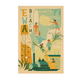 Nick Kuchar 12X18 RETRO TRAVEL PRINT: EWA BEACH