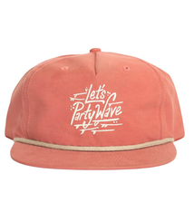 Nick Kuchar SNAPBACK HAT-LET'S PARTY WAVE (SUNSET)
