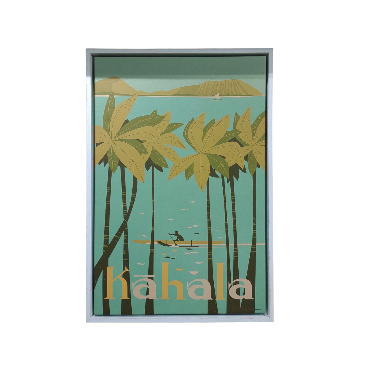 Nick Kuchar 16X24 FRAMED CANVAS PRINT: KAHALA