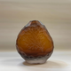 Heather Mettler Small Amber Pebble Vase with Coral by Heather Mettler