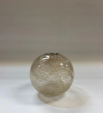 Heather Mettler SMALL ROUND COPPER BUD VASE WITH ETCHED SEA STAR