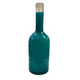 Heather Mettler Tall Turquoise Bottle Vase with Coral by Heather Mettler