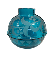 Heather Mettler TURQUOISE BUOY VASE WITH KOA