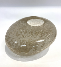 Heather Mettler LARGE LOW CORAL VASE WITH CORAL