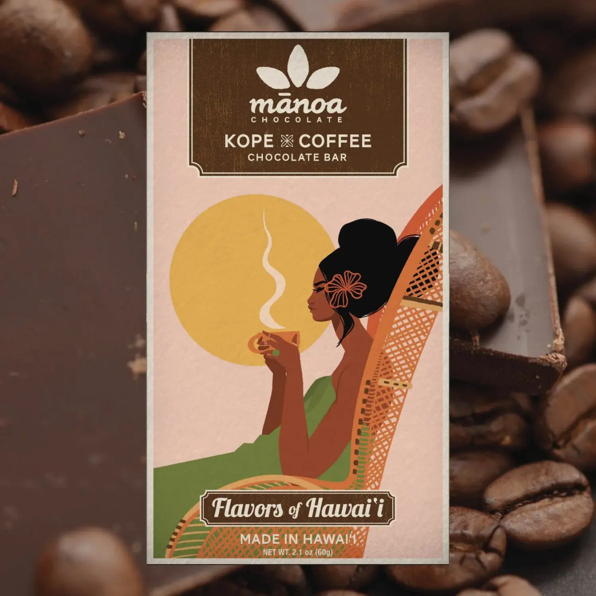 Manoa Chocolate Kope and Coffee Chocolate Bar