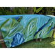 Angela Tisseraud Taro Leaf Handpainted Pareo by Angela Tisseraud