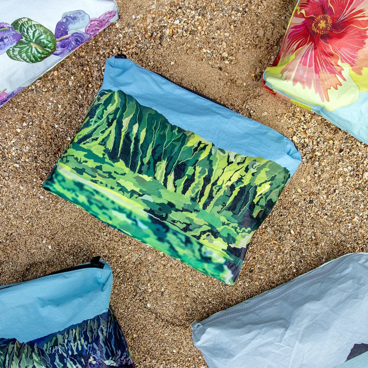 Misha Lam Home Koʻolau Zipper Pouch by Misha Lam