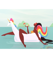 Punky Aloha Lanikai Unicorn