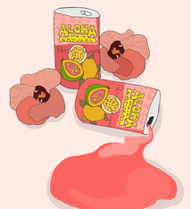 Margie Rice The Sweet Spill 8×10 Matted Art Print by Margie Rice