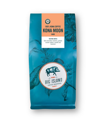 Big Island Coffee Roasters 7 OZ KONA MOON DARK ROAST WHOLE BEAN COFFEE 100% KONA COFFEE