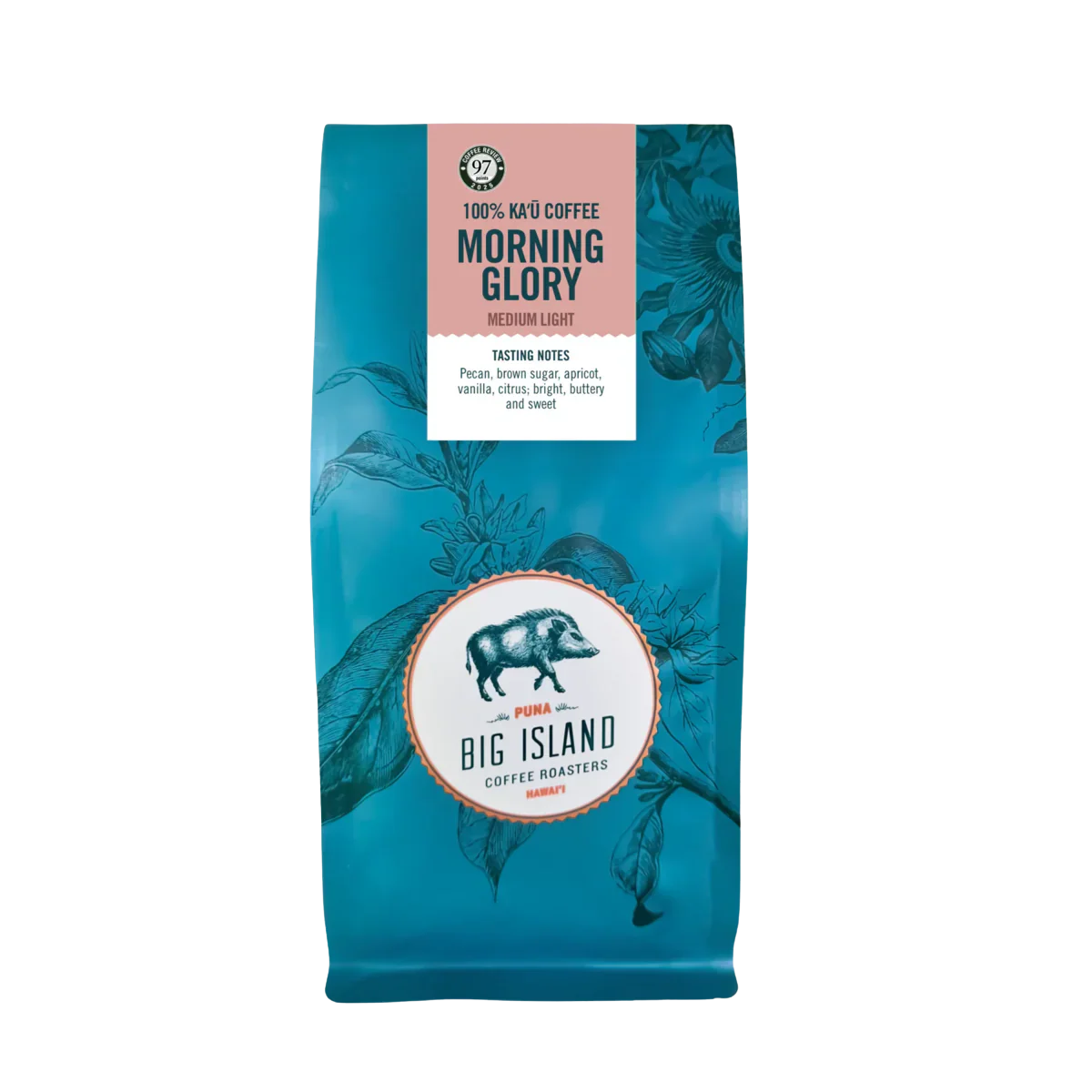 Big Island Coffee Roasters KA'U MORNING GLORY, MEDIUM ROAST, 7OZ