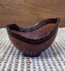 Andy Cole Hand-Turned Macadamia Wood Bowl Natural Edge by Andy Cole