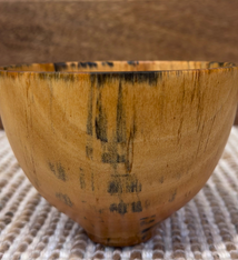 Andy Cole Hand-Turned Norfolk Pine Wood Bowl by Andy Cole