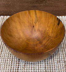 Andy Cole Hand-Turned Norfolk Pine Wood Bowl by Andy Cole