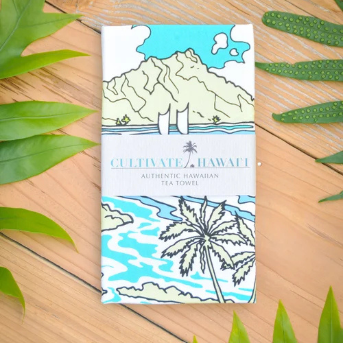 Cultivate Waikiki Tea Towel by Cultivate Hawaii
