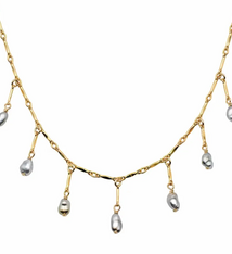 Keshi Co KESHI SHAKER NECKLACE-GF-TAHITIAN KESHI