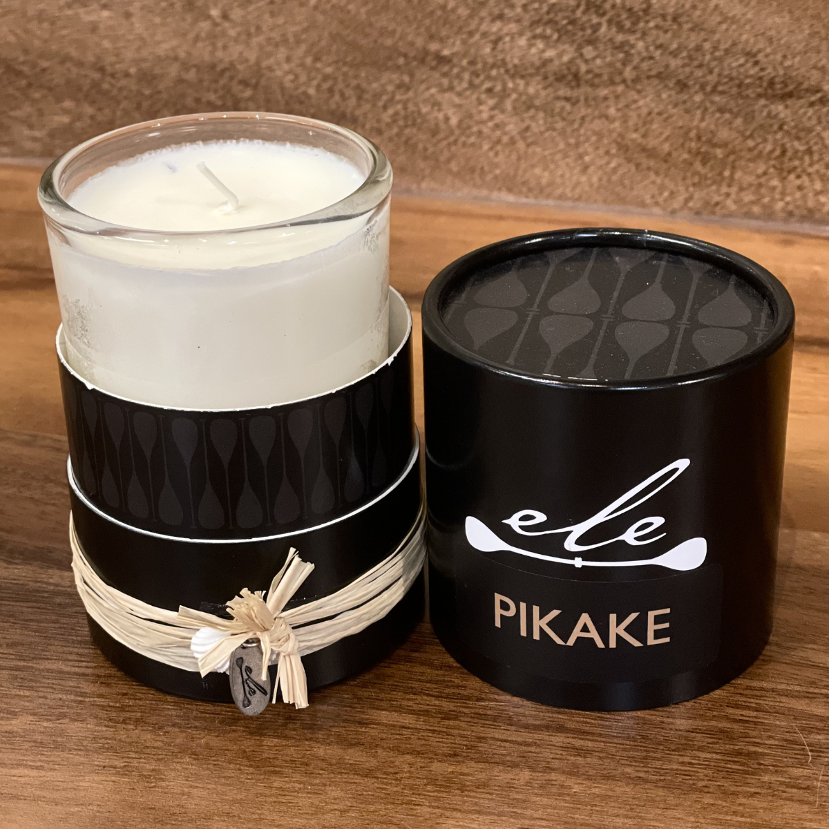 Ele Kauai Pikake Candle in Glass Jar Gift Box by Ele Kauai