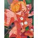 Ellen Michino BOUGAINVILLEA, 11X14 ORIGINAL OIL PAINTING,  FRAMED