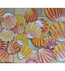 Ellen Michino SUNRISE SHELL COLLECTION, 16X20 FRAMED