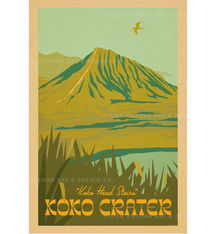 Nick Kuchar Koko Head Stairs 12×18 Art Print by Nick Kuchar