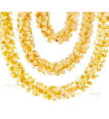 Aloha de Mele Lei Ers 11x10 Matted Print by Aloha de Mele