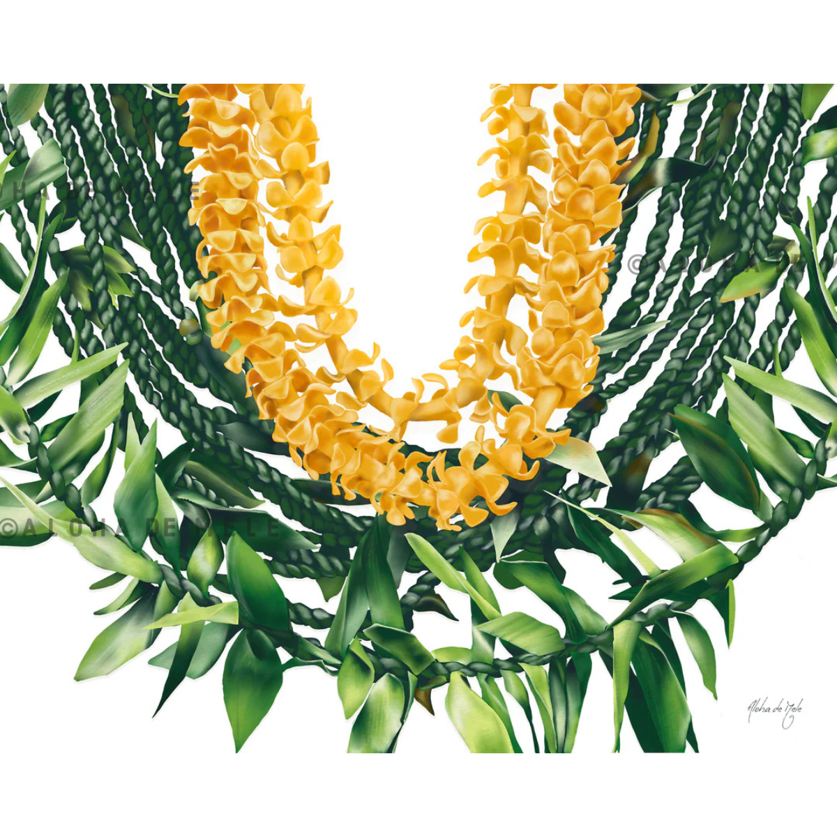 Aloha de Mele May Day 23 8x10 Matted Print by Aloha de Mele