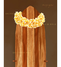 Aloha de Mele Alaia Pua Melia 8x10 Matted Print by Aloha de Mele